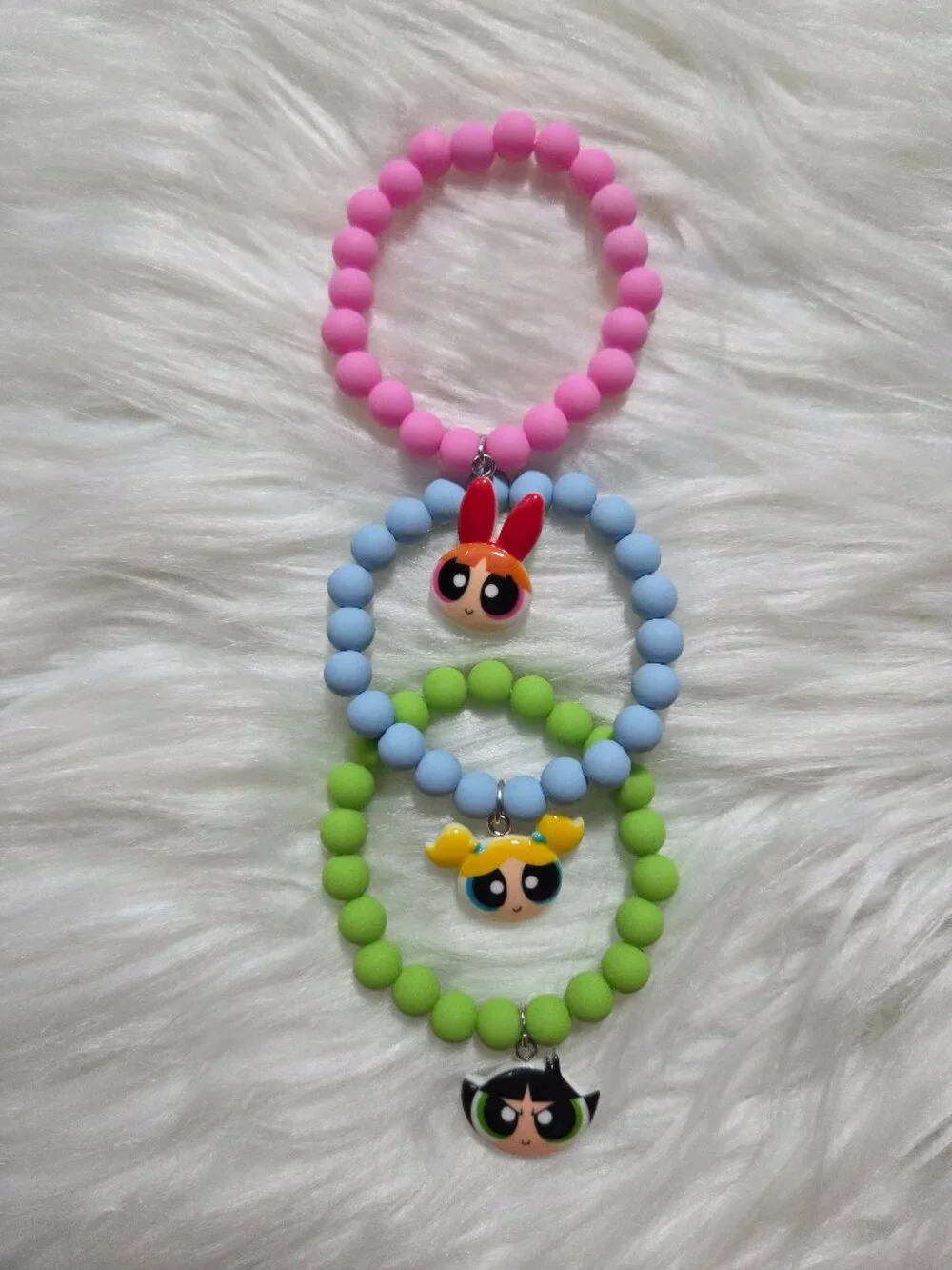 Powerpuff Girls Stretch Bracelet Set